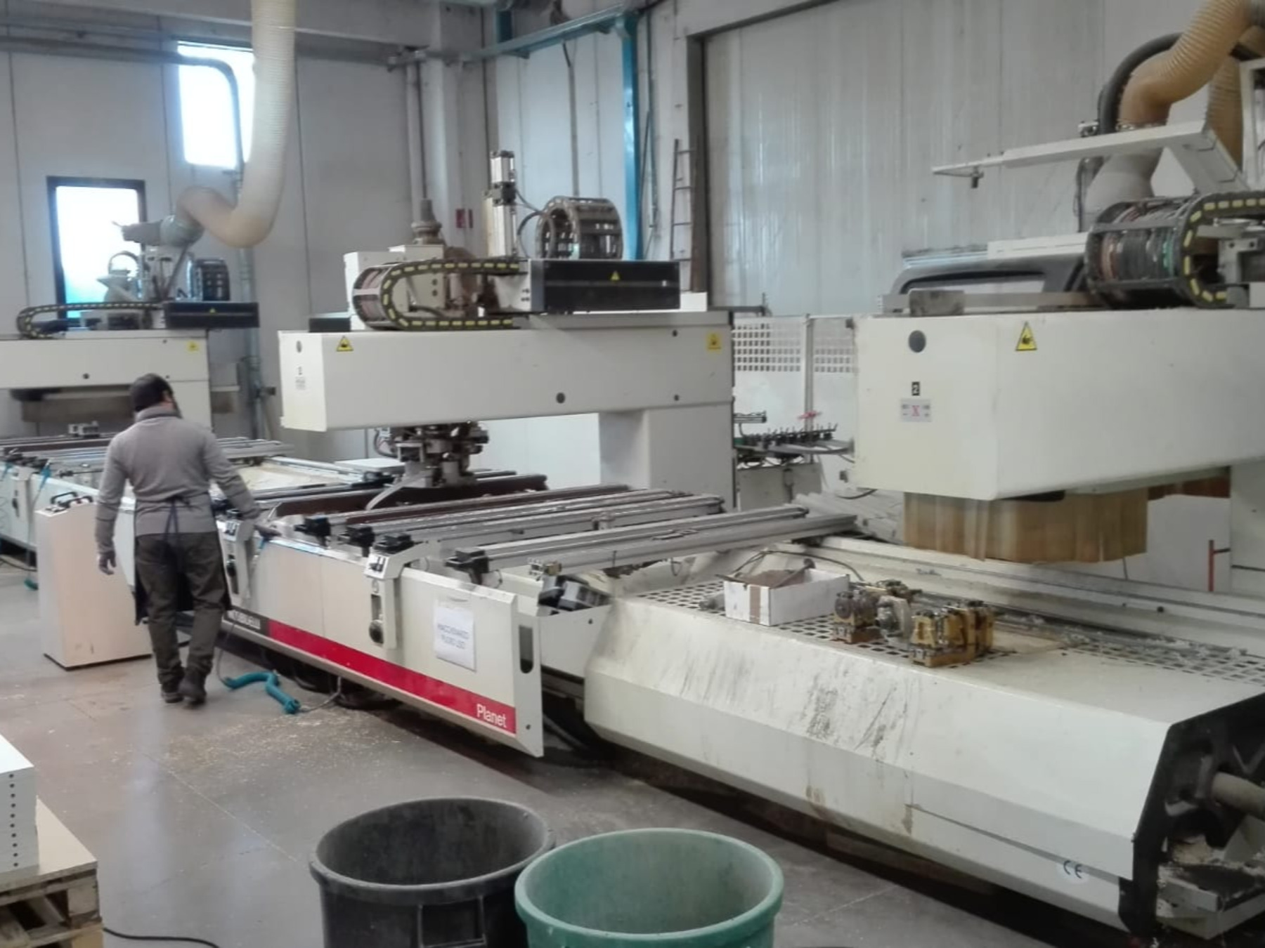 Centro di lavoro MORBIDELLI mod. PLANET - cod. 108, macchina grande con controllo automatizzato